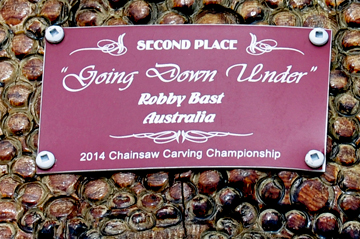 sign: 2014 Second Place Winner
